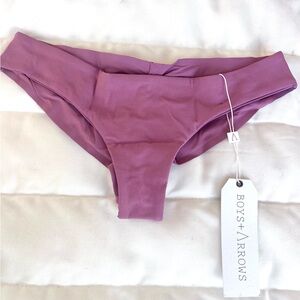 Boys + Arrows Deep Purple Bikini Bottom